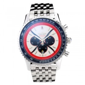 Breitling Navitimer Working Chronograph with White Dial S/S