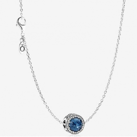 2020 Pandora Heart Of The Ocean 925 Silver Necklaces  BPVD00043