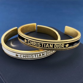 Dior Vintage Style DIOR Oil Drop Letter C-shaped Open Bracelet-1